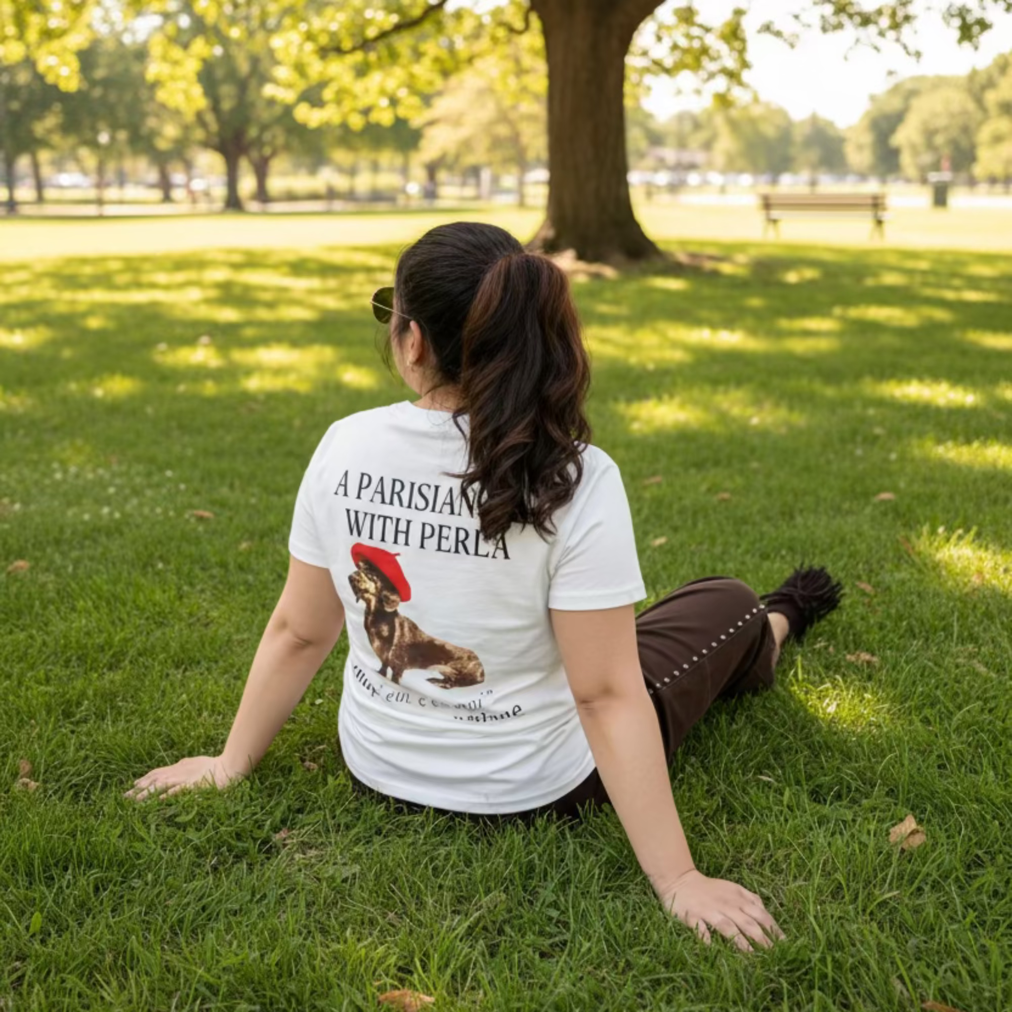 T-Shirt com Estampa Dog