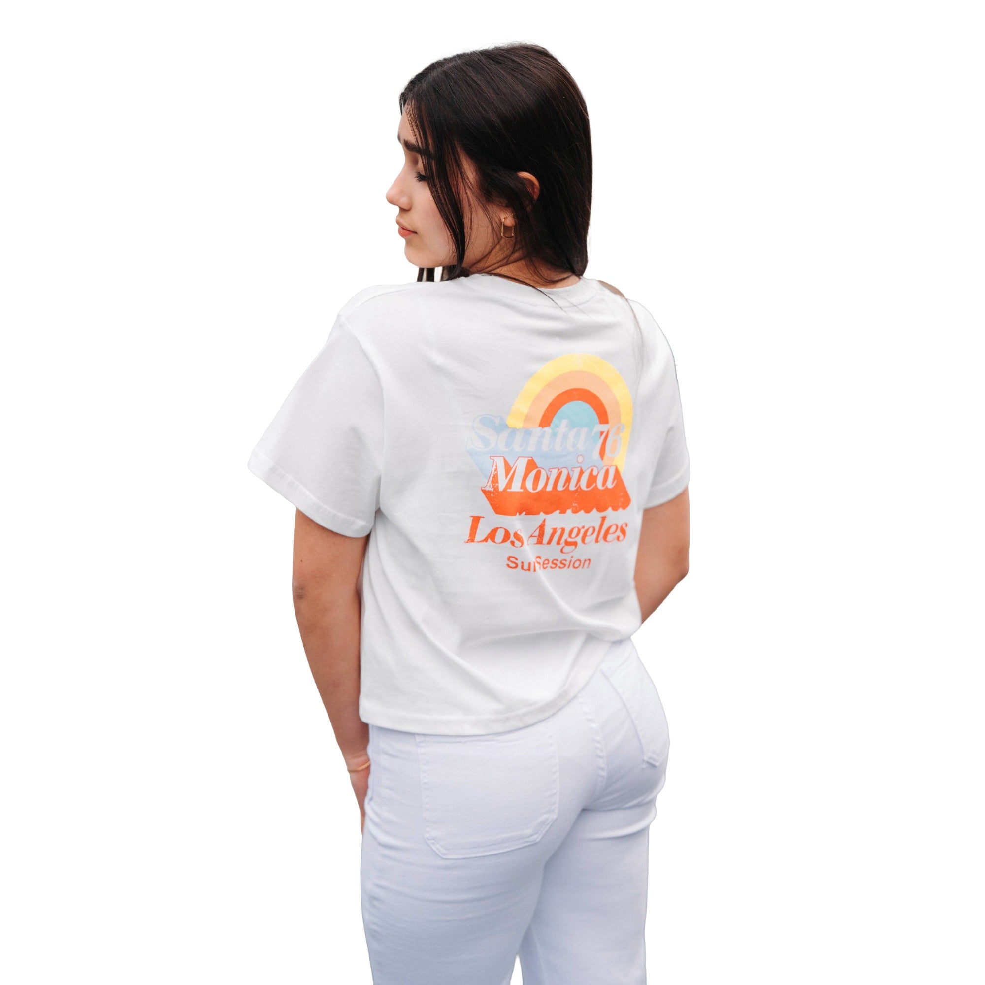 T-Shirt com Estampa Los Angeles