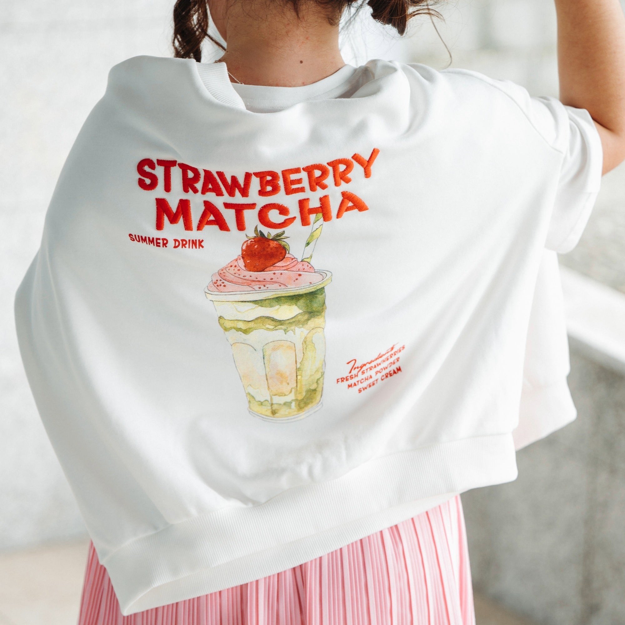 Sweatshirt Strawberry Matcha
