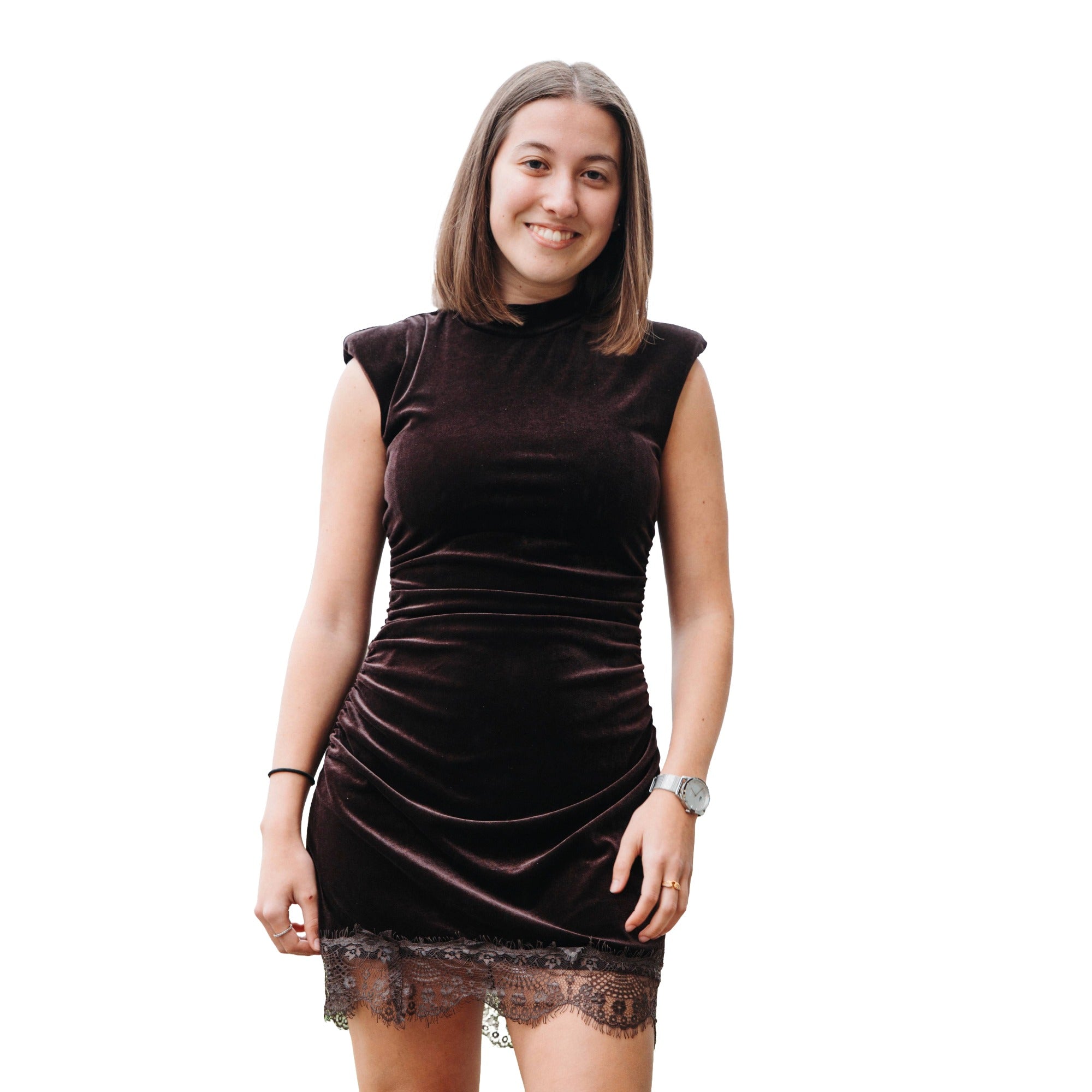 Vestido Veludo Volt